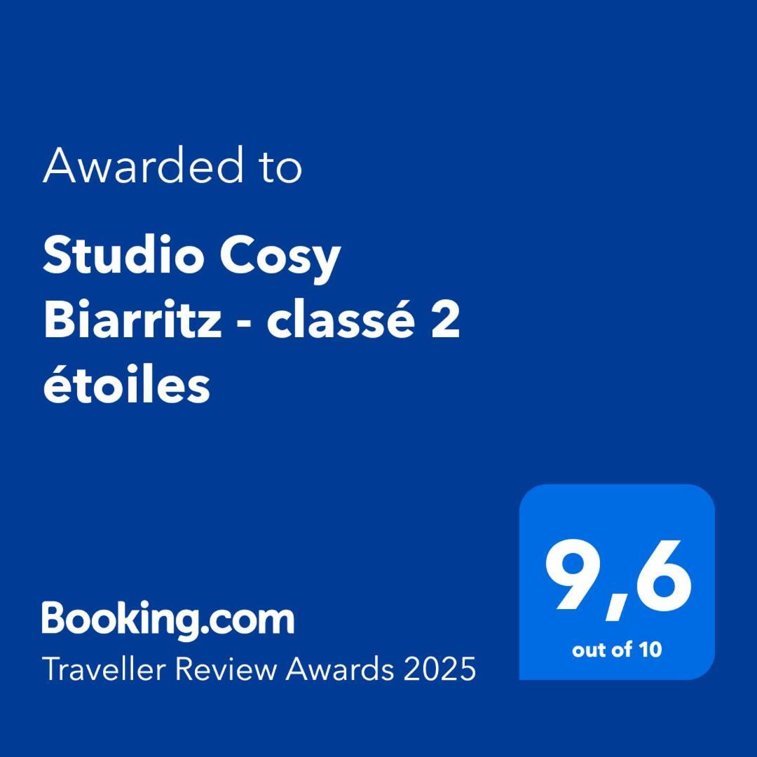 Studio Cosy Biarritz - Classe 2 Etoiles 外观 照片